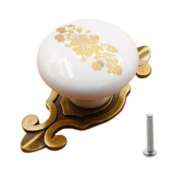 Ручка ящика, утолщение, удобная сенсорная круглая керамическая ручка для шкафа, дверная ручка, мебель