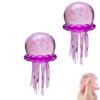 Сквиш-игрушки «Медуза с блестками», мягкие сжимаемые игрушки для снятия стресса и fidget-игрушки для детей, идеально подходят для украшения стола и снятия тревожности