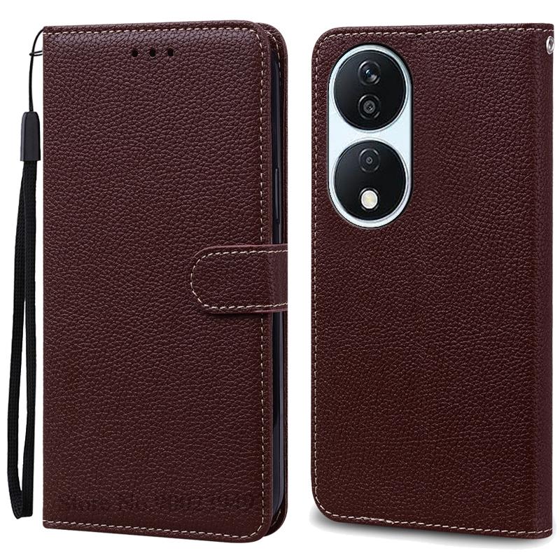 Чехол-кошелек для Honor 90 Smart Case, кожаный флип-чехол, чехол-книжка для Honor 90 Smart 5G, мягкий силиконовый чехол-книжка Fundas