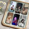 Чехол для телефона S-Singer B-Billie Eilish для Samsung Galaxy A73, A72, A71, A70, A52, A51 Другие Мягкий Черный Чехол