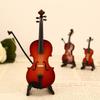 Миниатюрный брелок для скрипки Yousheng со звуком, набор игрушек для мини-скрипки, играет грустную музыку, самая маленькая модель скрипки, мини-плачущий рассказчик, портативная миниатюрная скрипка