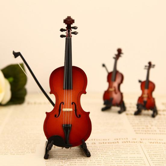 Миниатюрный брелок для скрипки Yousheng со звуком, набор игрушек для мини-скрипки, играет грустную музыку, самая маленькая модель скрипки, мини-плачущий рассказчик, портативная миниатюрная скрипка