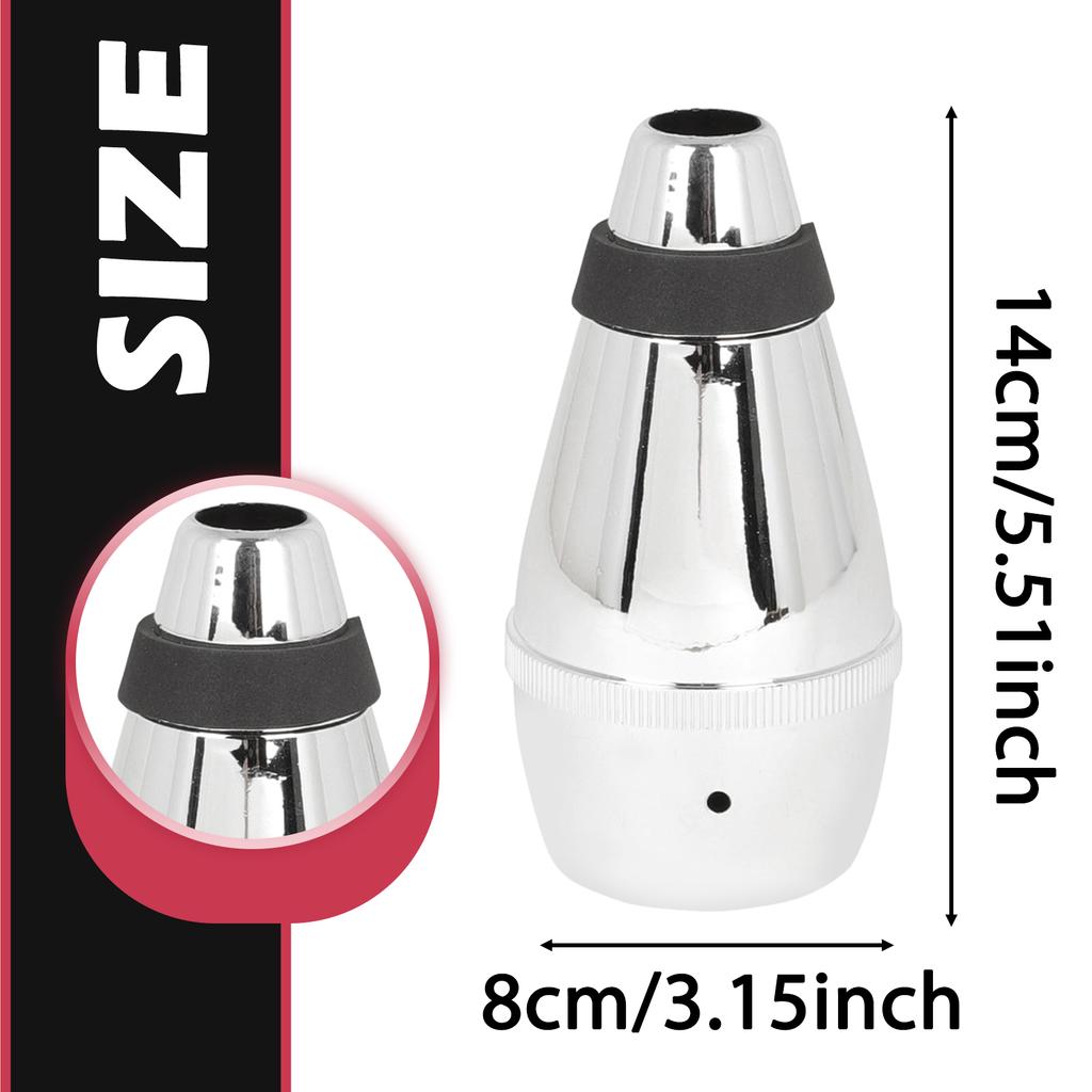 1 шт. Сурдина для трубы BB Музыкальный инструмент Аксессуары для ослабления звука трубы для начинающих трубачей Сценическое выступление