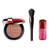 SHISEIDO Набор Enhancer Kit Color + Glow Enhancer 03 Золотой Янтарь 7 г + Кисть для Лица MARU FUDE Multi Face Brush + Мини-сыворотка Ultimune (10г) Пудра для лица и глаз