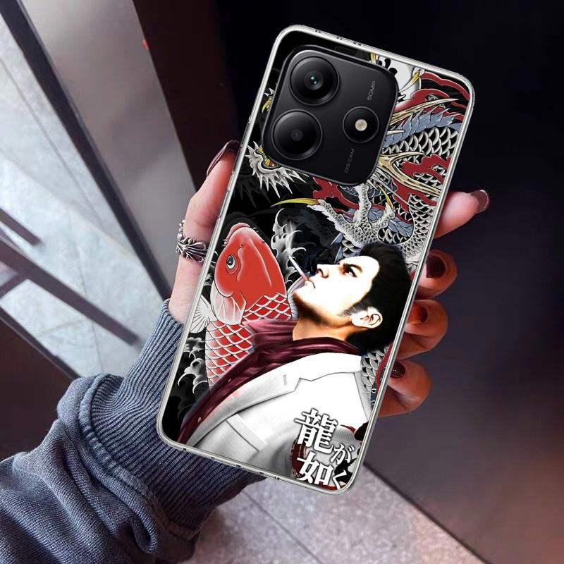 Yakuza 0 Game Phone Case For Xiaomi Redmi Note 10 11 12 13 14 15 Pro Plus 11S 12S 14S 11T 11E 10S Soft TPU Back Cover Redmi Note