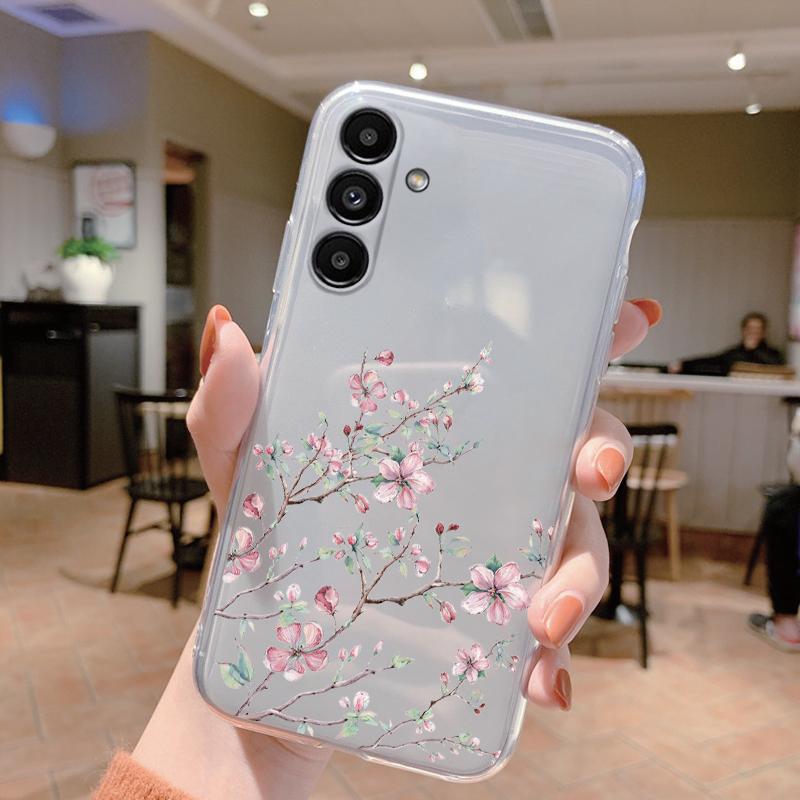 For Samsung A15 5G Case 6.5 inch Face Cover Soft Silicone Clear TPU Phone Case For Samsung Galaxy A56 A16 A26 A36 Fundas Bumper
