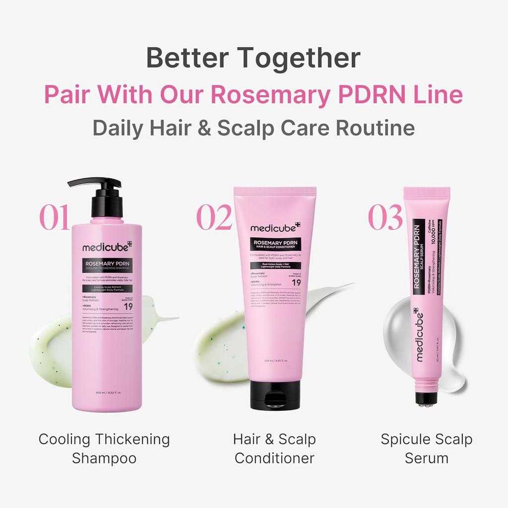 Medicube Rosemary PDRN Cooling Shampoo, 400ml