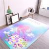 3d Unicorn Pattern Floor Mat Home Antifouling Rectangular Carpet Wedding Kitchen Living Room Dining Table Coffee Table Mat