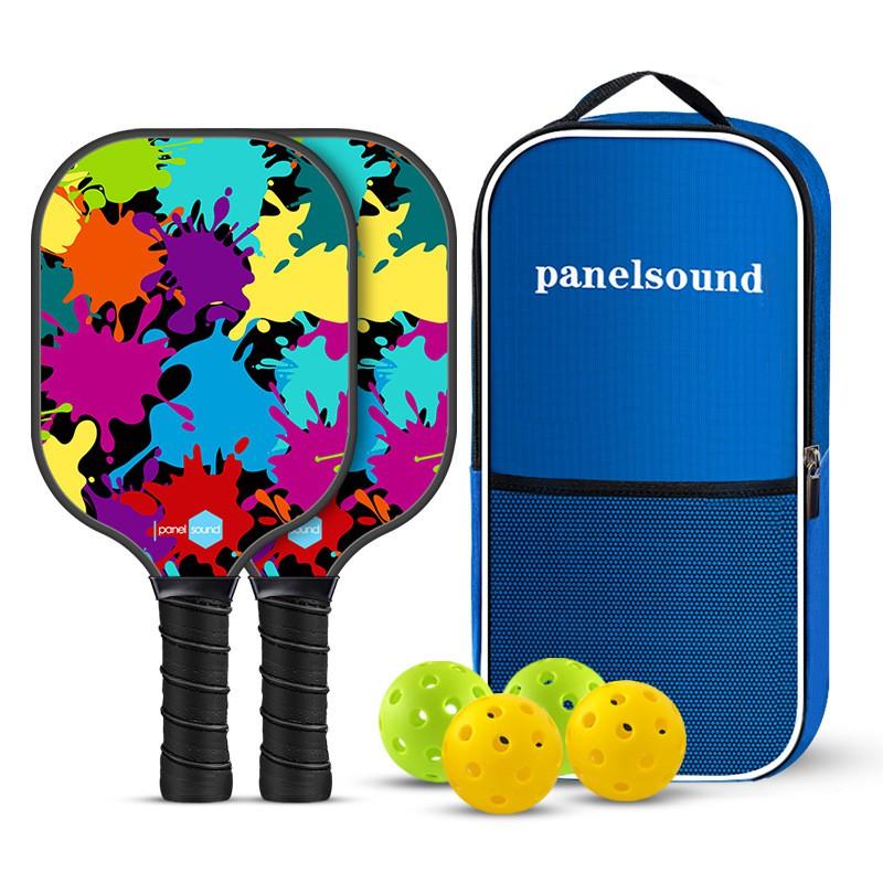 Pickleball Paddle Set Carbon Fiber T700 Complete Kids