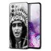 Indian Feathers Girl for Samsung Galaxy S21 Ultra Plus Note 20 10 9 8  S10 S9 S8 S7 S6 Edge Plus Black Phone Case