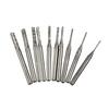 10x 1 8 0.8-3.175mm Nitride Coated Carbide PCB CNC Drill Bits