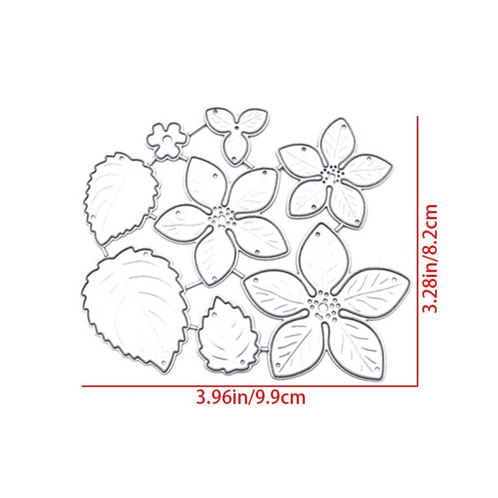 Креативные цветочные украшения, металлические трафареты, трафареты для скрапбукинга, тиснение, ремесла, шаблон для альбома, бумажная карта, декор, ремесло