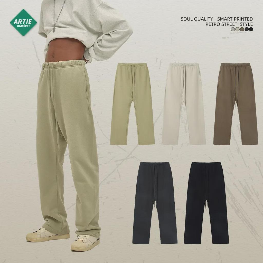 ARTIE Men's 2024 Velvet Drawstring Wide-Leg Trousers - Smith Street Fashion Style