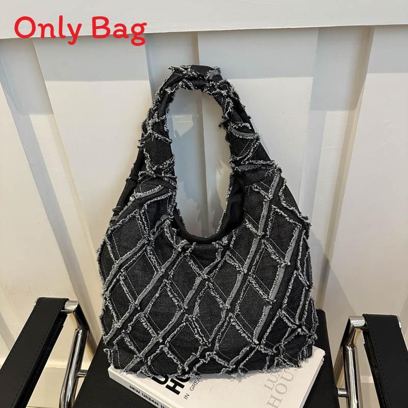 Square Shape Canvas Tote Bag With Top Opening And Sewn Details For Casual Outfits