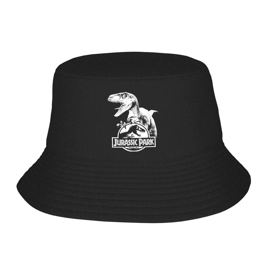 Hot Summer Headwear Jurassic Park Clever Girl Bucket Hats Trendy Unisex  Sun   Panamka UV Protection Fishing  Outdoor