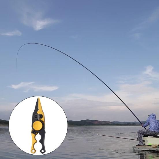 Полезные коррозионностойкие многофункциональные рыболовные плоскогубцы с завязанными крючками, уличный аксессуар