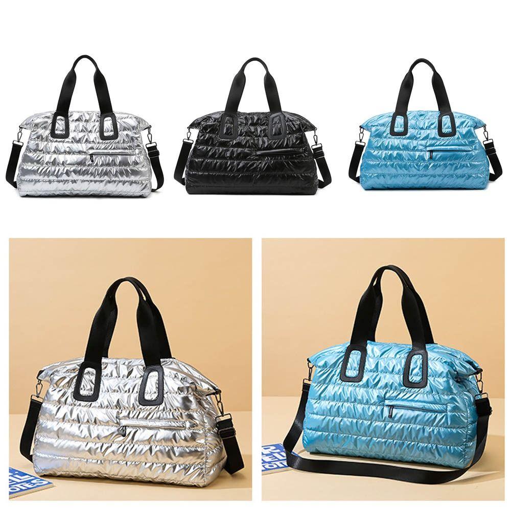 Расширяемая дорожная сумка, водонепроницаемая, с карманом на ручке, повседневная женская сумка