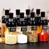 Glass Plastic Glass Seasoning Bottles Transparent Pepper Bottle New Spice Containers Kitchen