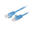 Patchcord Cable - LANBERG - Cat.6 - 0.25M - UTP - 10-pack - Blue - Fluke Passed