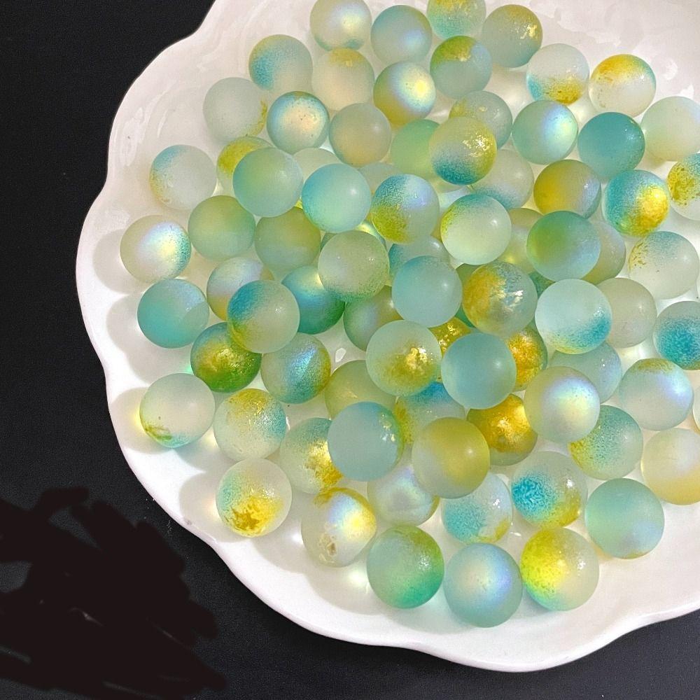 Clear Pinball Machine Charms Glass Beads Aquarium Toy Glass Marbles Balls Fish Tank Vase Decor