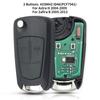 Opel Key with Blank Electronics, 2 Buttons for Astra H and Zafira B ID46 433MHz