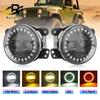 Белый Янтарный Красный Светодиодные ДХО Противотуманные фары 4 дюйма Фара для вождения Ходовой свет Сигнальная лампа для Jeep Wrangler TJ Unlimited JK Grand Cherokee Dodge Journey