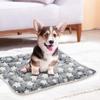 Soft Flannel Pet Mat Flannel Dog Blanket Mat Cat Cover Blanket Dog Thicken Sleeping Mat  Winter