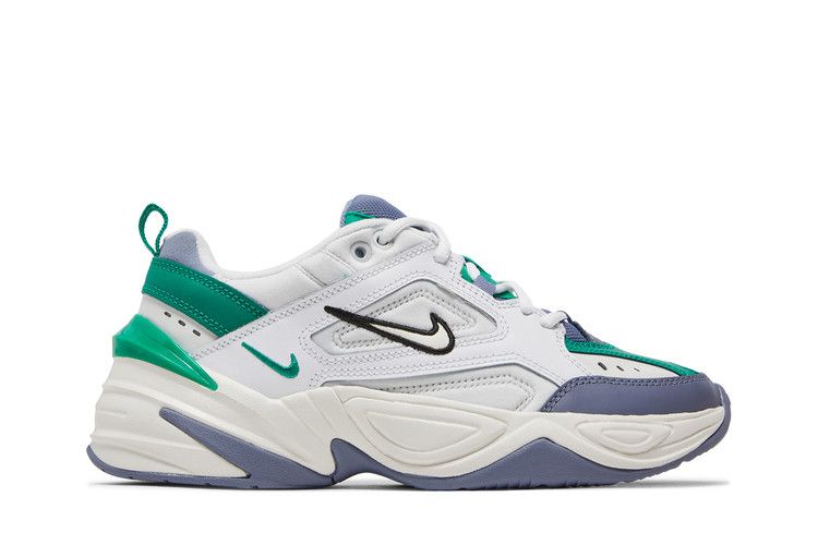 Nike M2K Tekno Платиновый оттенок Парусный цвет Ярко-зеленый