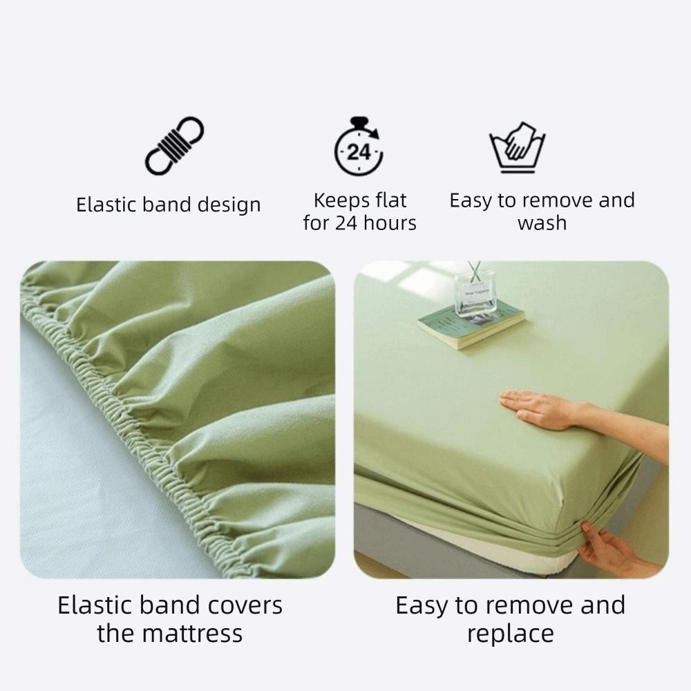 Skin-friendly Elastic Bed Fitted Sheet Non-slip Urinary Barrier Bed Sheet Summer Use