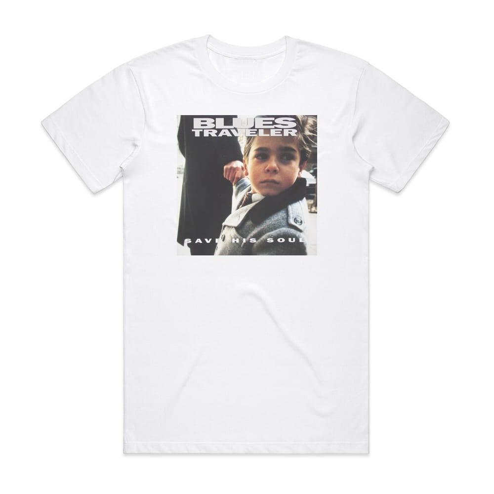 Blues Traveler Save His Soul Album Cover T-Shirt White L520
