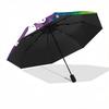 1pc Heart Love is Love Automatic Opening/Closing Umbrella with Foldable Design, Iron Frame Outdoor Umbrella for Fans, Travelers, Daily Use, Gift