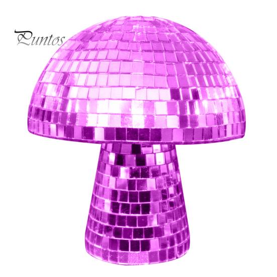Диско-шар в виде гриба для вечеринки, блестящее зеркало, диско-шар, украшение, ретро-светоотражающая плитка для дискотеки, гриб, домашние бары, вечеринки, свадьбы, ночные клубы, орнамент