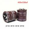 2pcs/lot 450v 330uf High Frequency Low Impedance 450v330UF Aluminum Electrolytic Capacitor Size 25*50 30*35 30*40 30*50