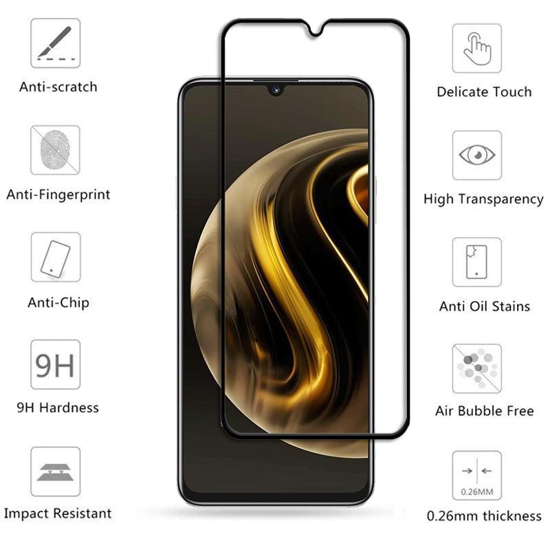 Стекло на весь экран для Huawei Nova Y72 Закаленное стекло Nova Y72 Защитная пленка для экрана Nova Y72 Защитная пленка для объектива камеры телефона Nova Y72