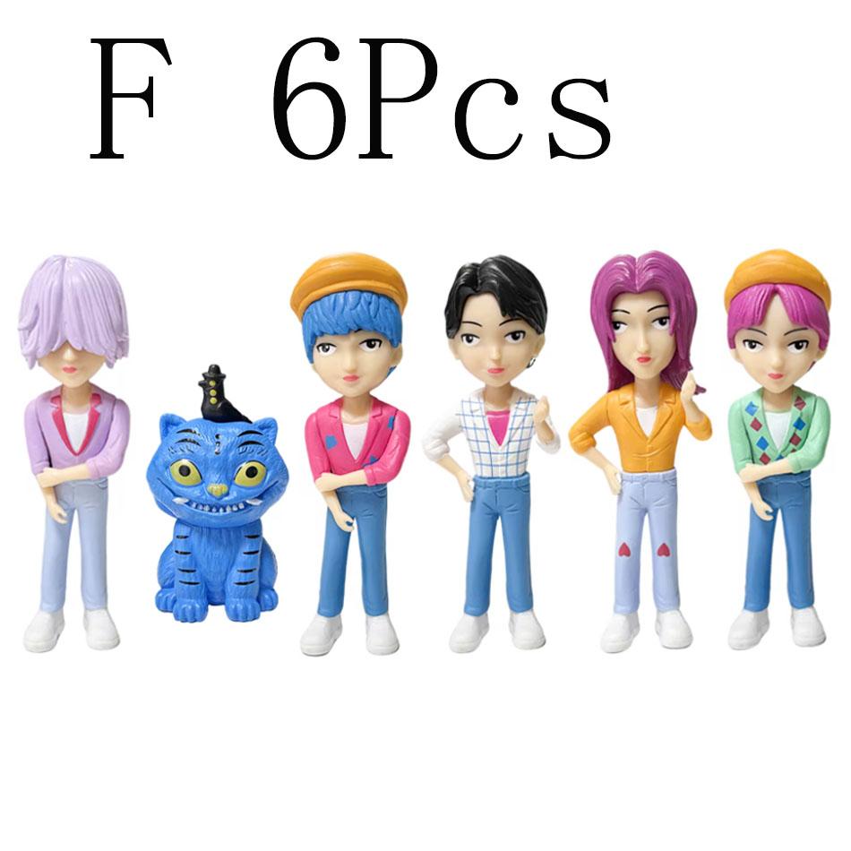 Hot Kpops Devil Hunter Rumi Zoe Mira Anime Polyvinyl Chloride Character Collection Desktop Trinkets Childrens Gift