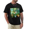 Rayman character squares T-shirt мешковатые рубашки рубашки футболка с принтом мужские однотонные футболки
