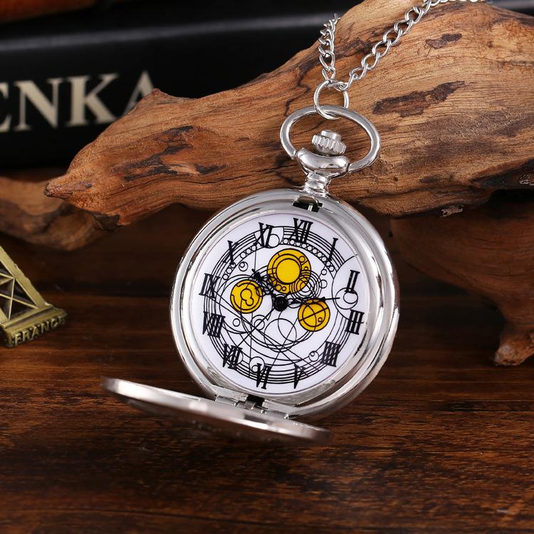 Таинственный драгоценный камень Доктор Стрэндж кварцевые карманные часы ностальгическое ожерелье кулон подарок для мужчин и женщин