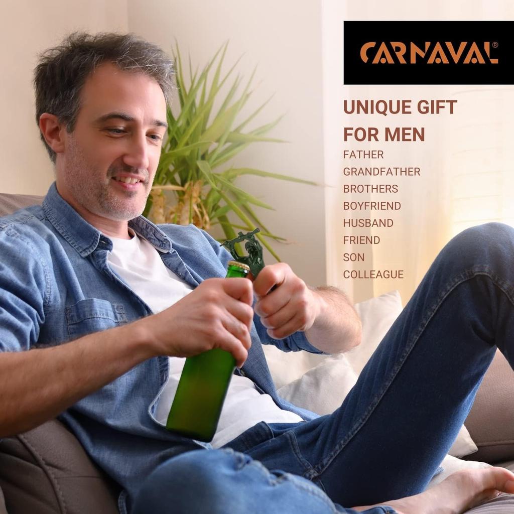 Зеленая открывалка для бутылок солдата, армейская открывалка для бутылок, уникальная открывалка для пива в форме солдата, забавная открывалка для бутылок, металлическая открывалка для бутылок