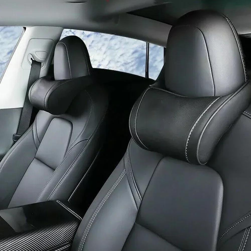 Для Tesla Model 3 YXS Подушка для шеи Подголовник Подушка для автомобильного сиденья Подголовник Подушка для поддержки головы Модель Y Аксессуары