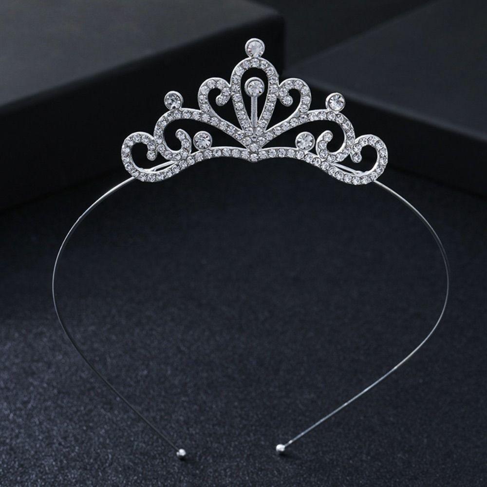 Crown Headband Women's Hair Crowns Fashion Alloy Hair Jewelry Bridal Wedding Tiara Hair Ornament