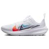 Nike Air Zoom Pegasus 40 Premium GS Quadruple Swoosh — детские разноцветные белые кроссовки Football Grey FB8866-100