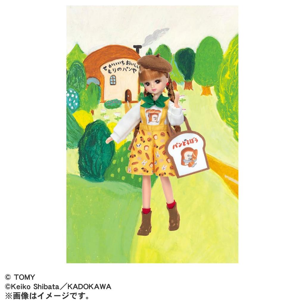 Takara Tomy Любительница воровства Игровой набор для детей от 3 лет Кукла Ликка-тян, «Хлебная Ликка-тян», Игрушка для переодевания,