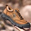 Leather Men's Shoes Waterproof and Non-slip Sports Outdoor Hiking Shoes
