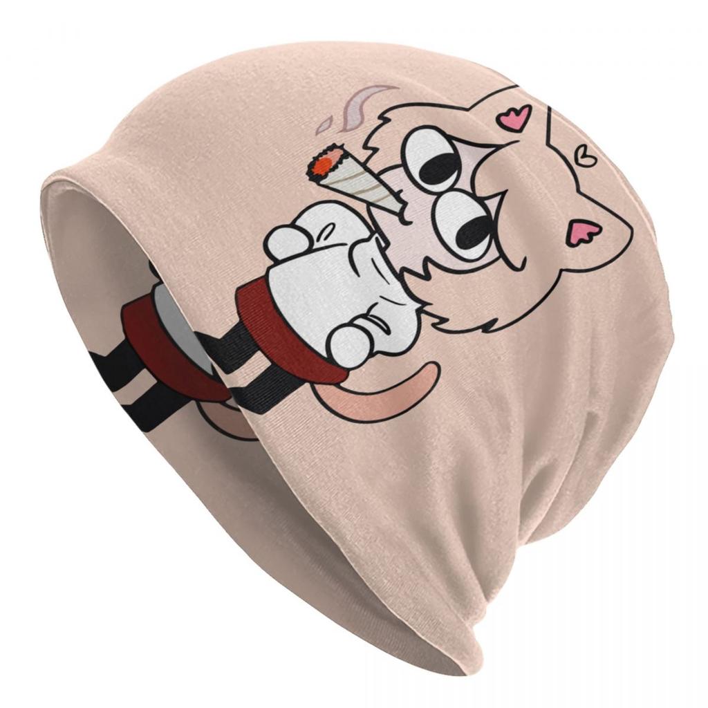 Аниме кошка девушка Neco Arc капот шляпа вязаные шапки унисекс женские крутые унисекс взрослые теплые зимние шапки Skullies шапка