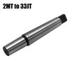 2MT To 33JT Drill Chuck Arbor MT2 JT33 Morse Taper Shank Spindle Bore