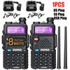 1Pc Baofeng Walkie Talkie BAOFENG UV-5R 8W VHF and UHF Dual Band Long Range Rechargeable Two-way Radio Programming Cable Etc. Complete Kits
