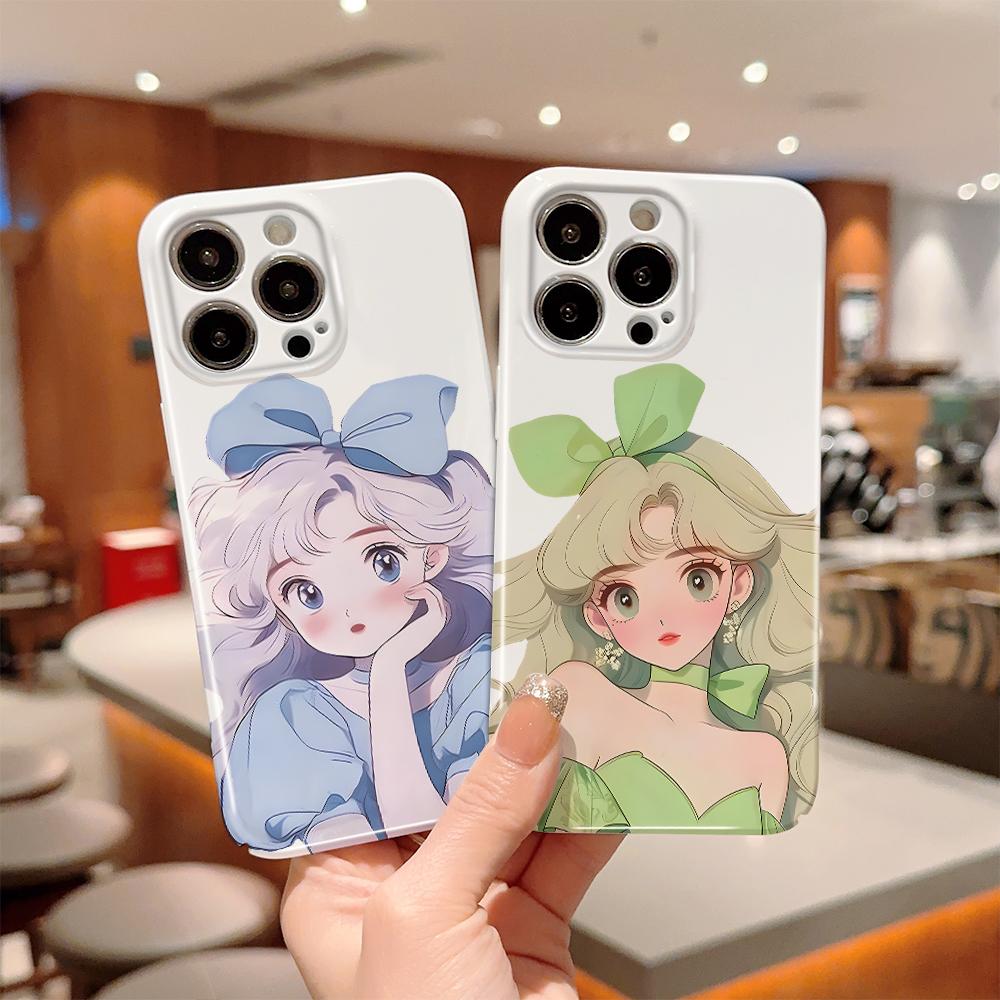 Универсальный чехол для телефона с пленкой, мультяшный модный дизайн, твердый корпус, полное покрытие камеры, противоударный защитный чехол для OPPO Realme OnePlus Infinix Tecno