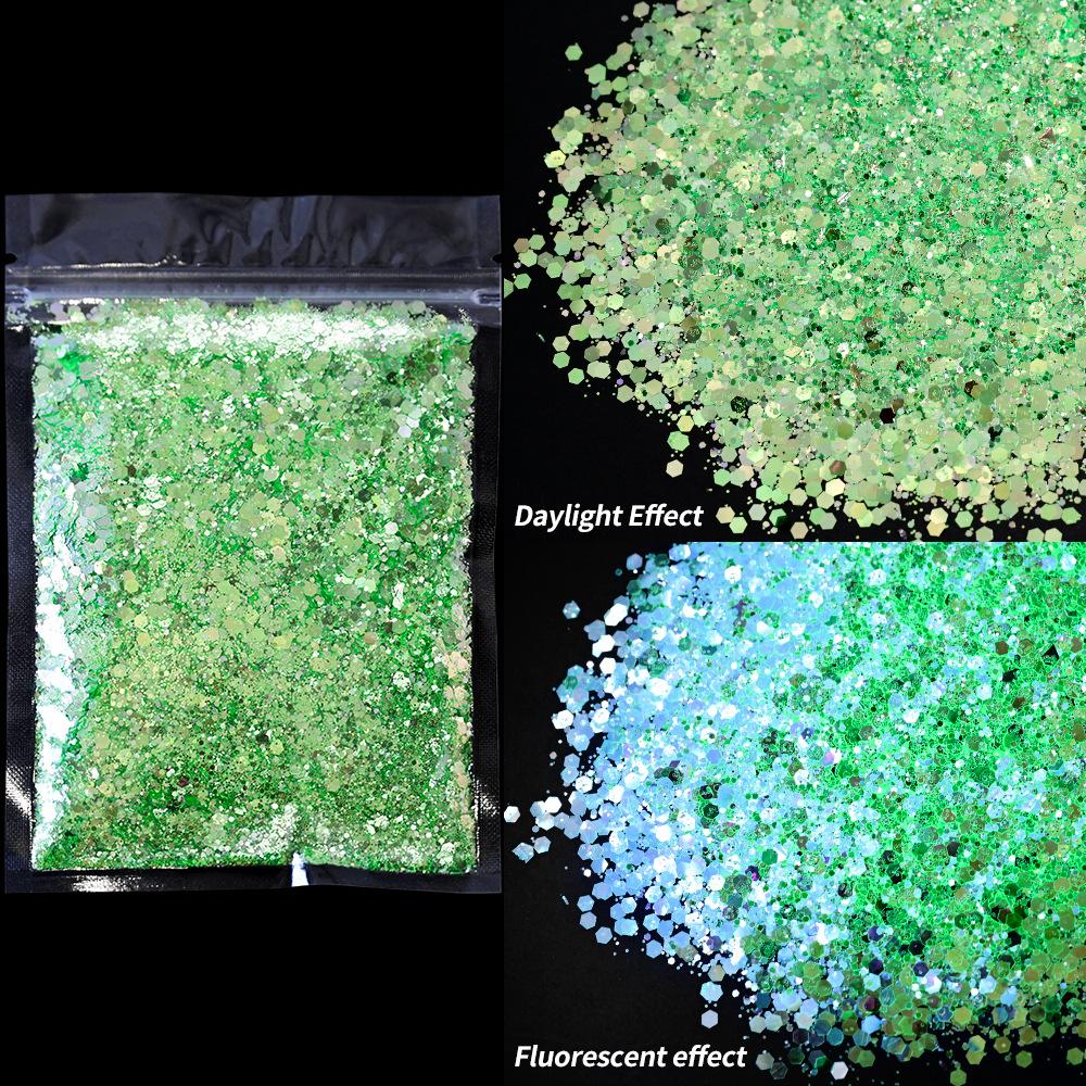 Laser Mixed Glitter Nail Art Decoration Pet Symphony Sweet Ladies Nail Art Decoration Glitter Sequins