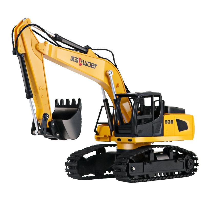 HUINA 13510 Радиоуправляемый экскаватор-грузовик 1/24 9-канальный автомобиль с дистанционным управлением, трактор, инженерная машина, гусеничный грузовик, электрические детские игрушки для мальчиков