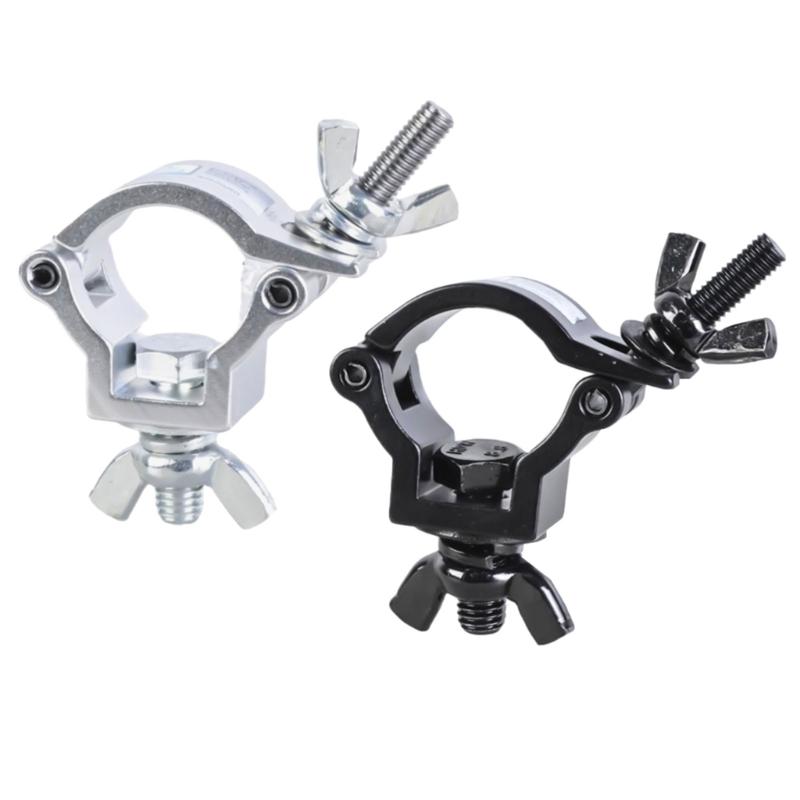 2pcs Light Weight Stage Lighting Fixture Clamps Heavy Typt Construction for 32mm To 35mm Tube Mounting